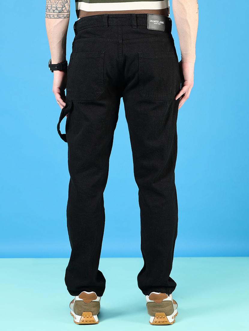 men solid mid rise relaxed fit jean - 21765880 - Standard Image - 3