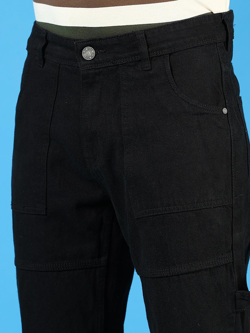 men solid mid rise relaxed fit jean - 21765880 - Standard Image - 5