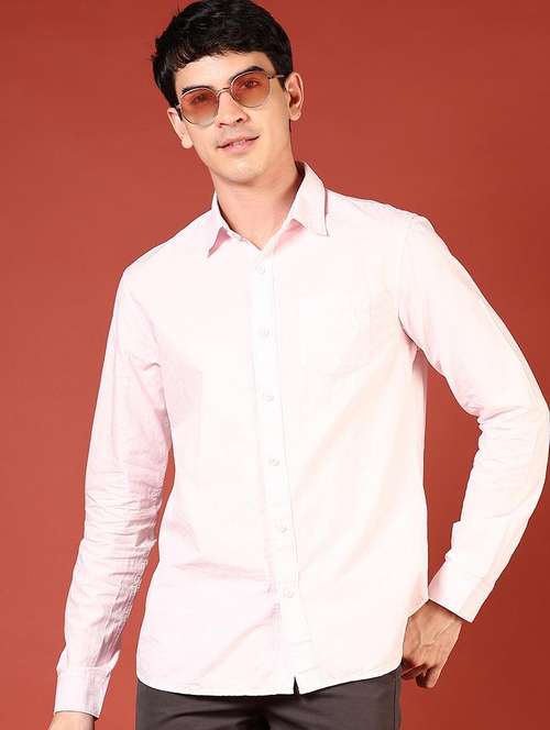 men self design long sleeve regular fit casual shirt - 21765928 -  Standard Image - 0