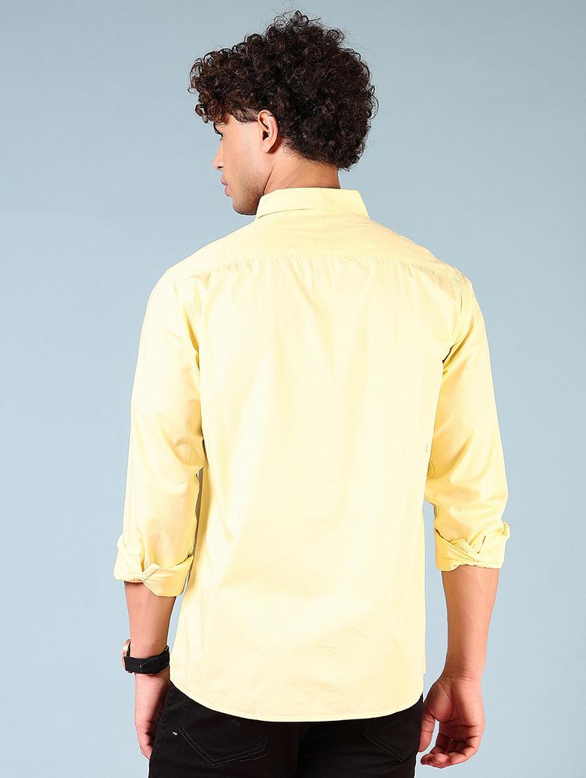 men solid long sleeve regular fit shirt - 21765956 - Standard Image - 3