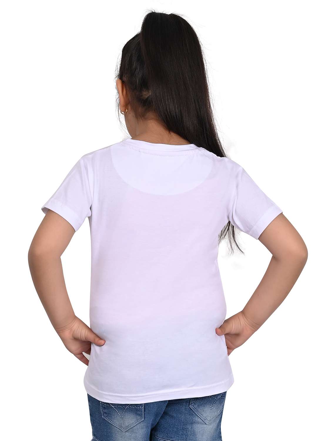 girls placement print short sleeve t-shirt - 21766043 -  Standard Image - 3