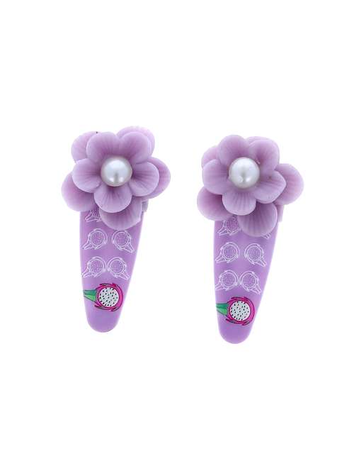 women porcelain tic tac flower hair clips - 21766198 -  Standard Image - 0