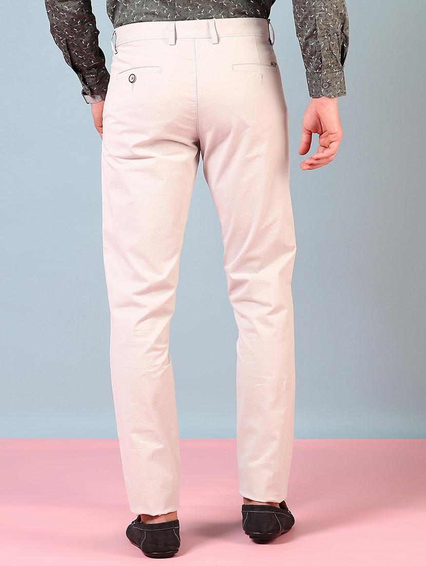 men mid rise solid chinos - 21766229 - Standard Image - 3