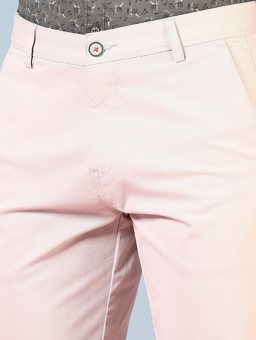 men mid rise solid chinos - 21766229 - Standard Image - 5