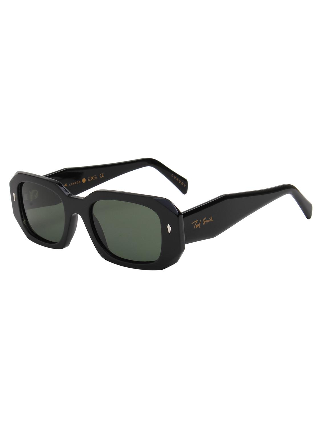 ted smith unisex green premium italian acetate sunglasses with polarized lenses. - 21766331 - Standard Image - 3