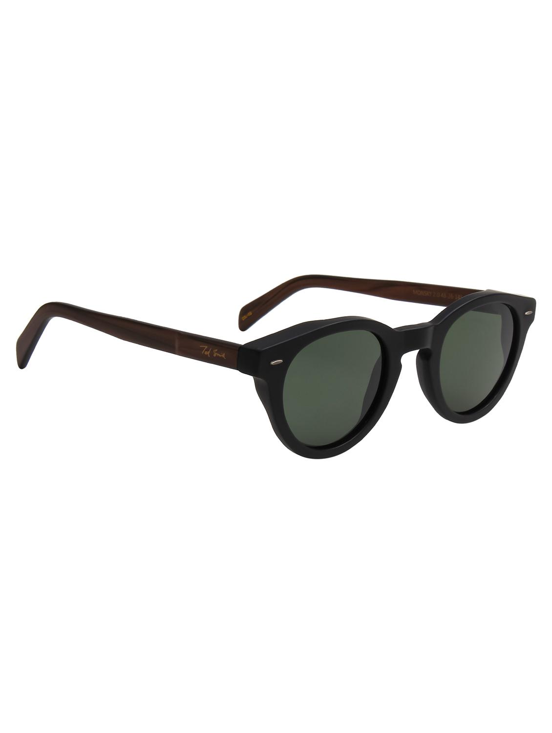 ted smith unisex green premium italian acetate sunglasses with polarized lenses. - 21766343 - Standard Image - 3