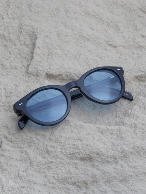ted smith unisex blue premium italian acetate sunglasses with polarized lenses. - 21766345 - Standard Image - 0
