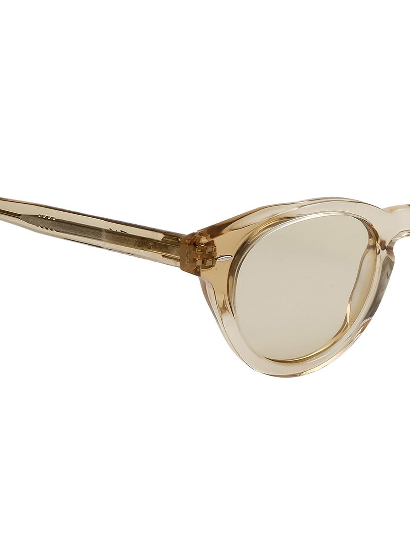 ted smith unisex light brown premium italian acetate sunglasses with polarized lenses. - 21766346 - Standard Image - 5
