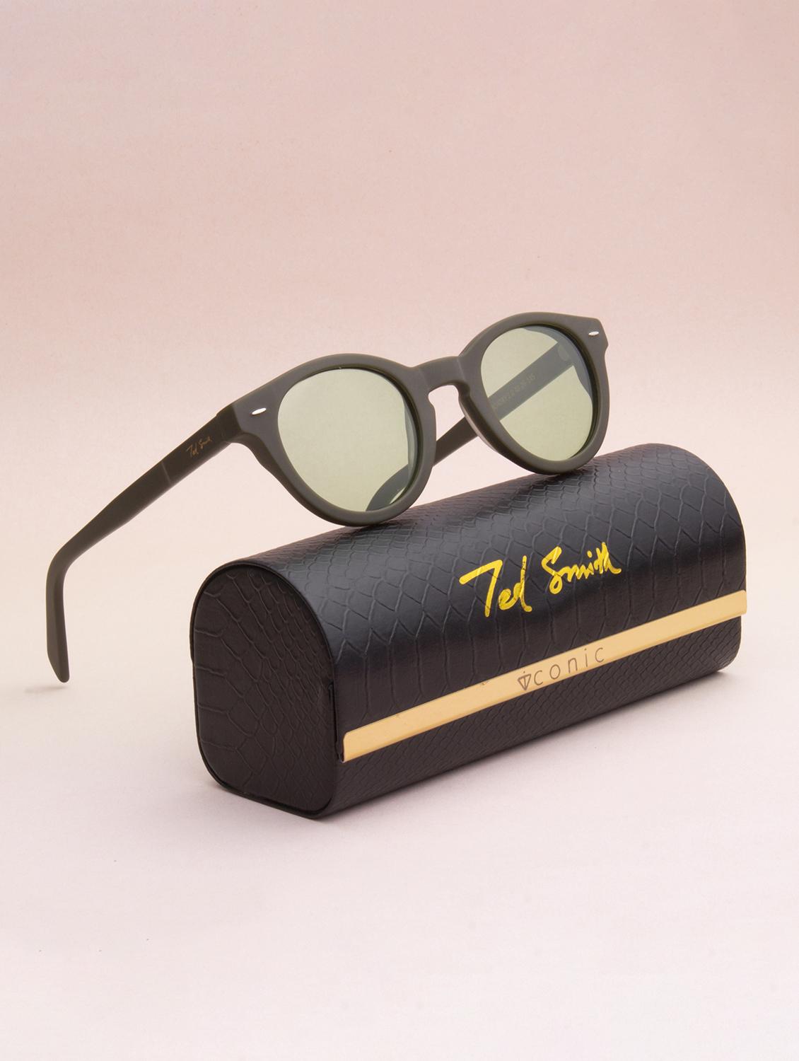 ted smith unisex candy green premium italian acetate sunglasses with polarized lenses. - 21766347 -  Zoom Image - 0