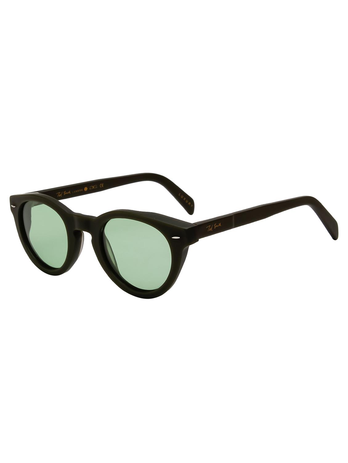 ted smith unisex candy green premium italian acetate sunglasses with polarized lenses. - 21766347 - Standard Image - 3