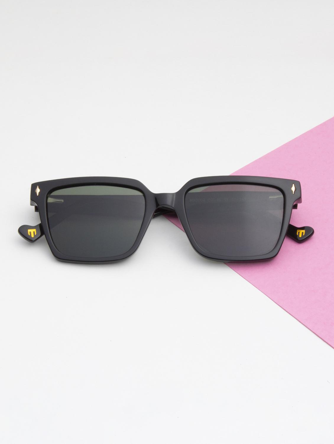 ted smith unisex green premium italian acetate sunglasses with polarized lenses. - 21766348 -  Zoom Image - 0