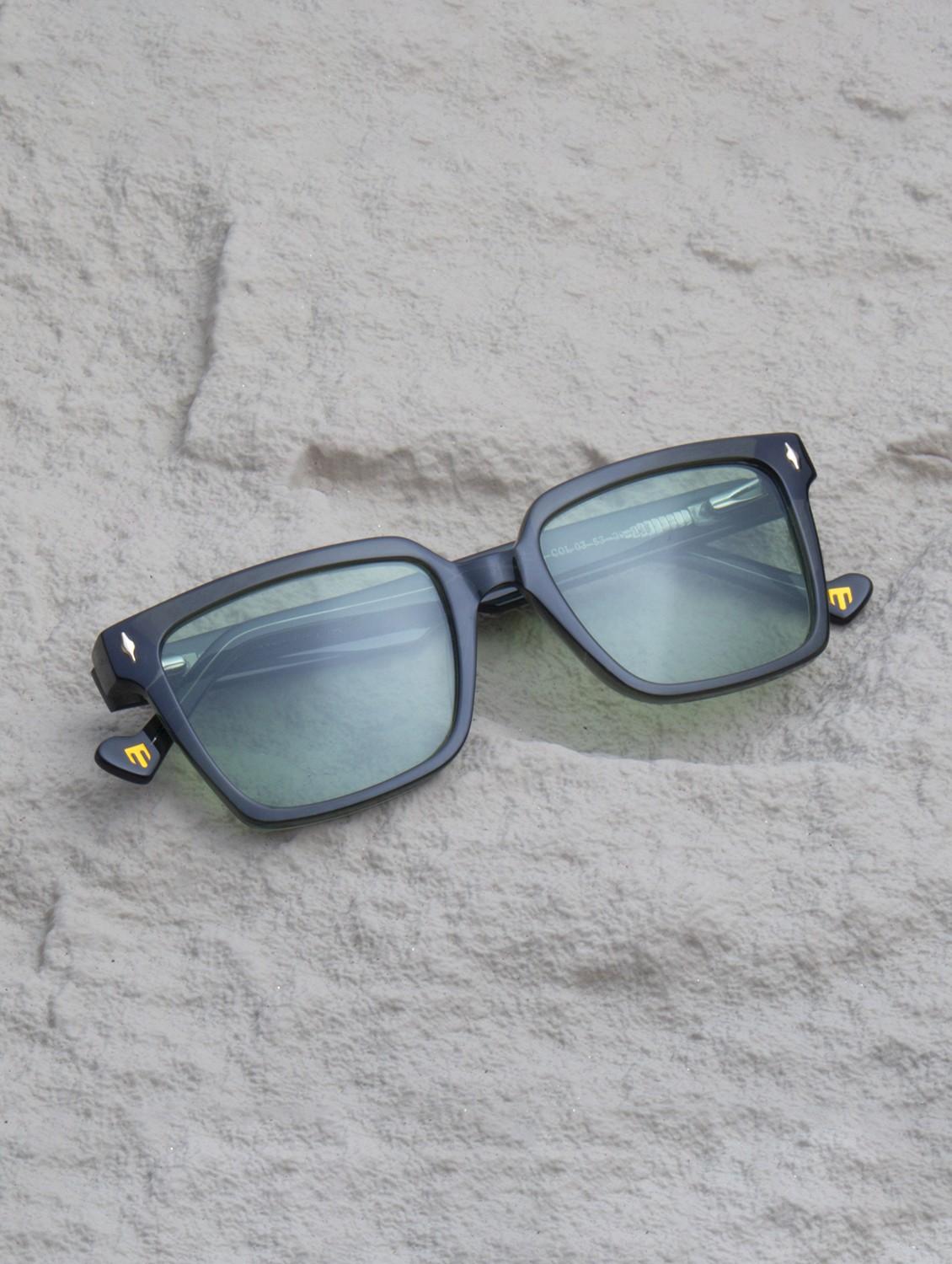 ted smith unisex candy green premium italian acetate sunglasses with polarized lenses. - 21766350 -  Zoom Image - 0