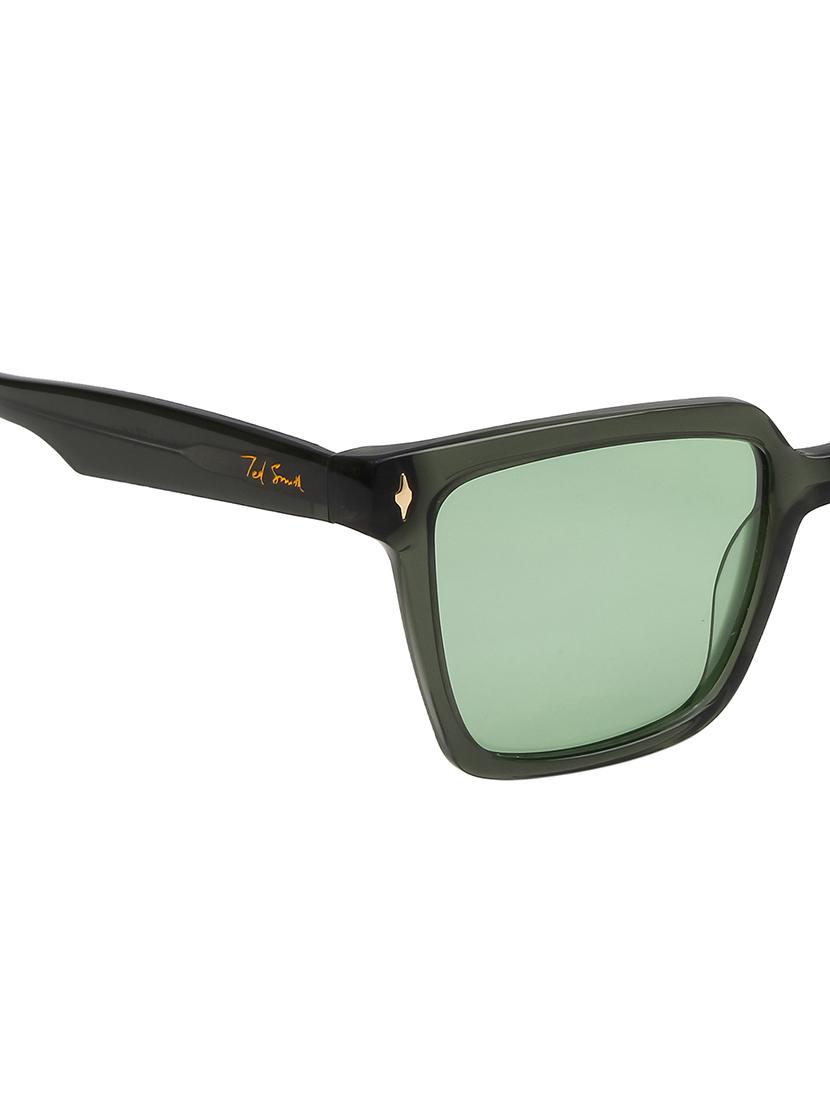 ted smith unisex candy green premium italian acetate sunglasses with polarized lenses. - 21766350 - Standard Image - 5