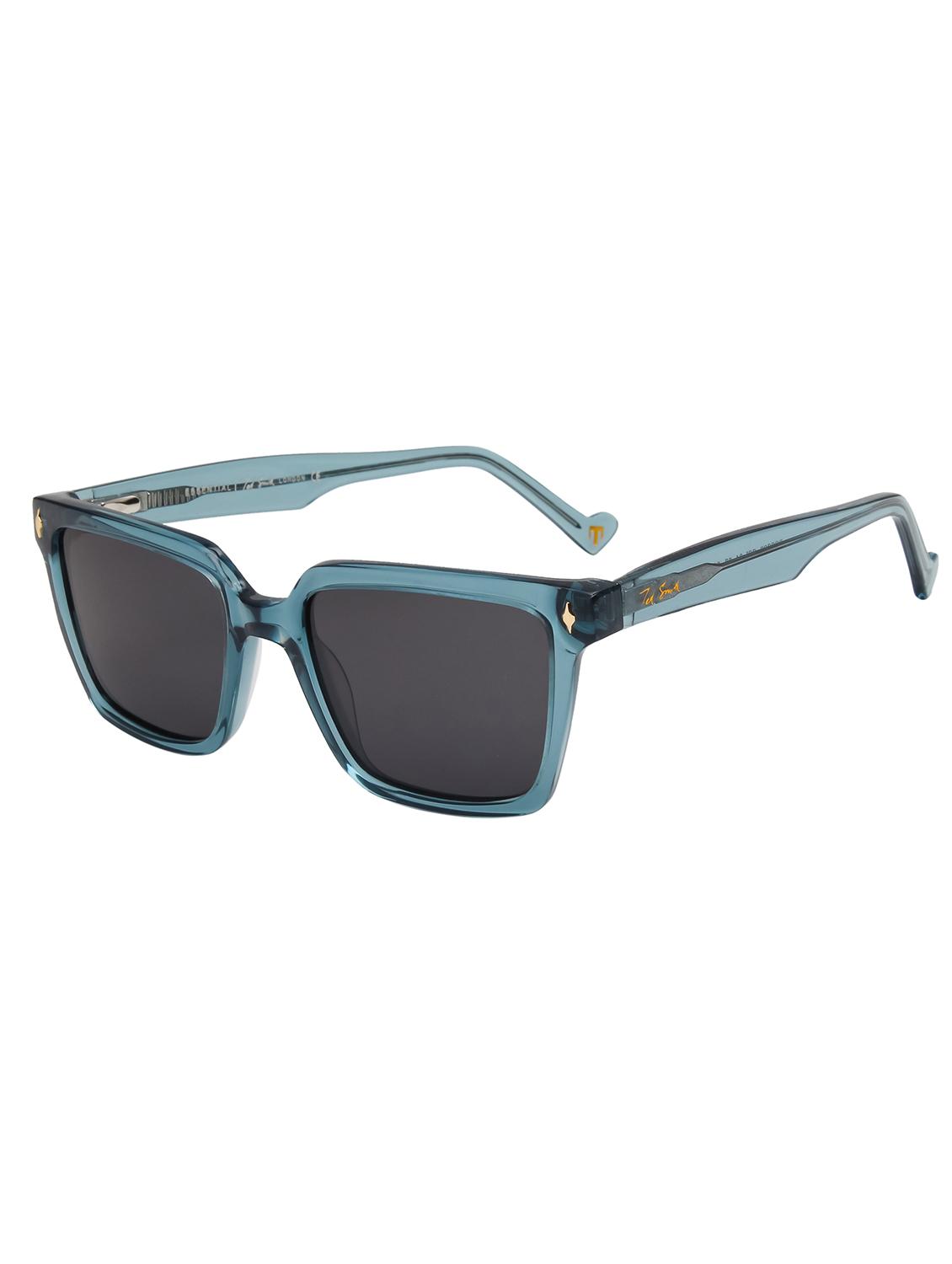 ted smith unisex black premium italian acetate sunglasses with polarized lenses. - 21766351 - Standard Image - 3