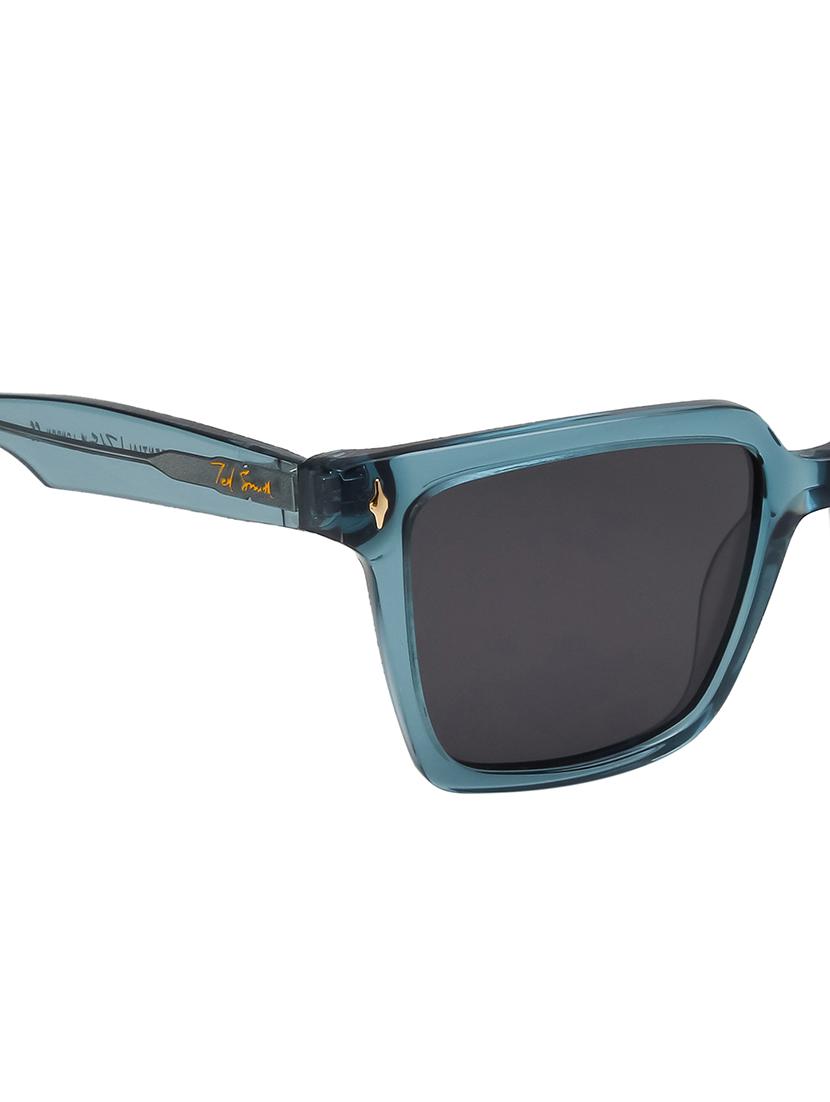 ted smith unisex black premium italian acetate sunglasses with polarized lenses. - 21766351 - Standard Image - 5