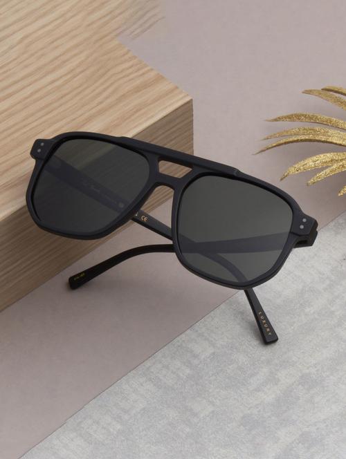 ted smith unisex green premium italian acetate sunglasses with polarized lenses. - 21766359 - Standard Image - 0