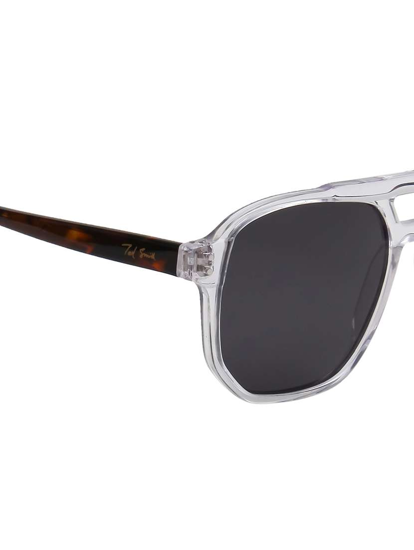 ted smith unisex black premium italian acetate sunglasses with polarized lenses. - 21766360 -  Standard Image - 5