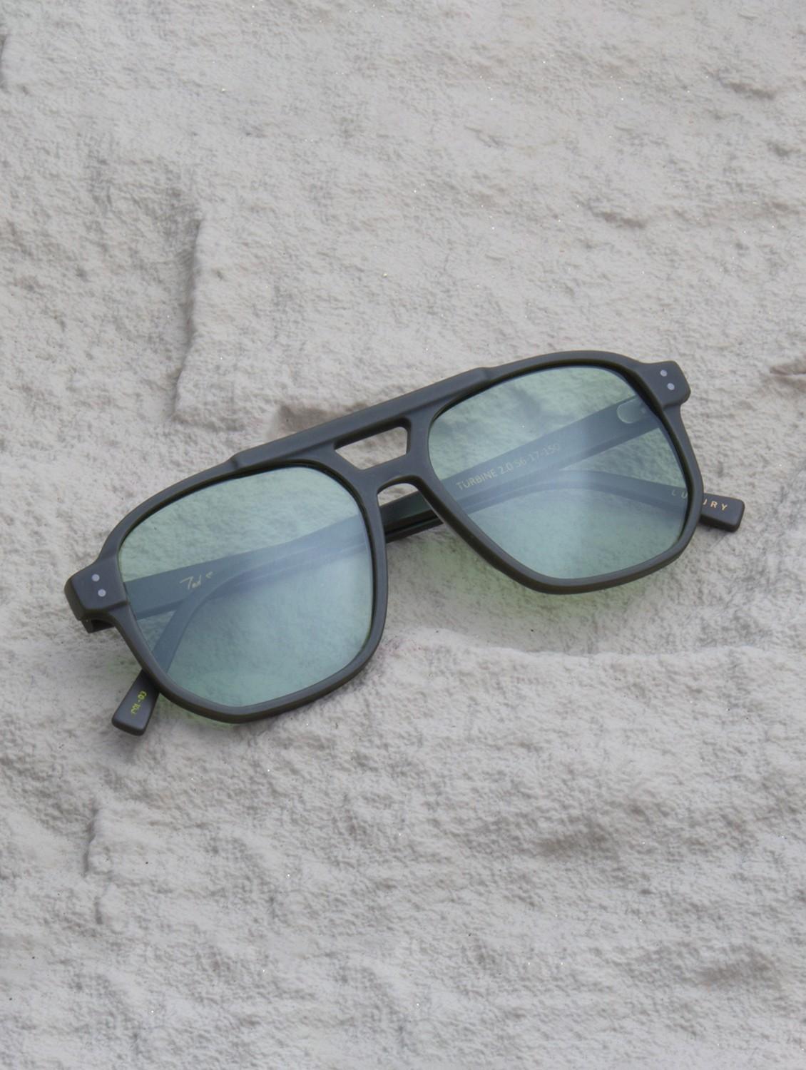 ted smith unisex candy green premium italian acetate sunglasses with polarized lenses. - 21766361 -  Zoom Image - 0