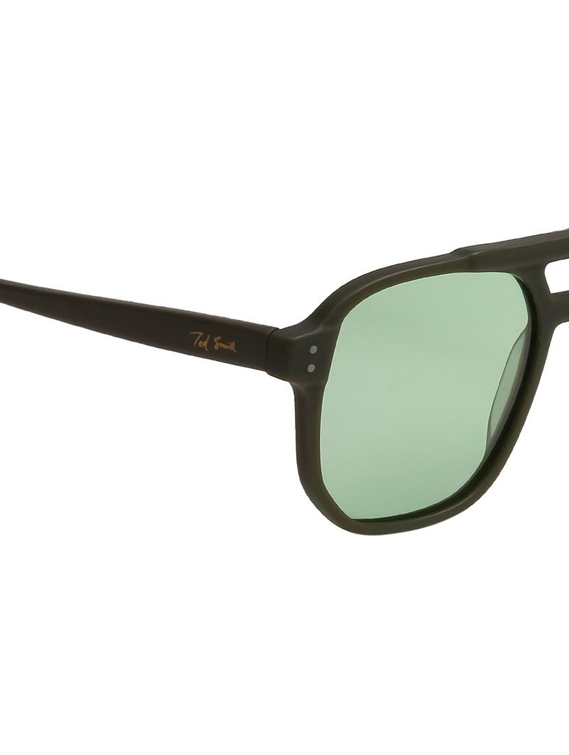 ted smith unisex candy green premium italian acetate sunglasses with polarized lenses. - 21766361 - Standard Image - 5