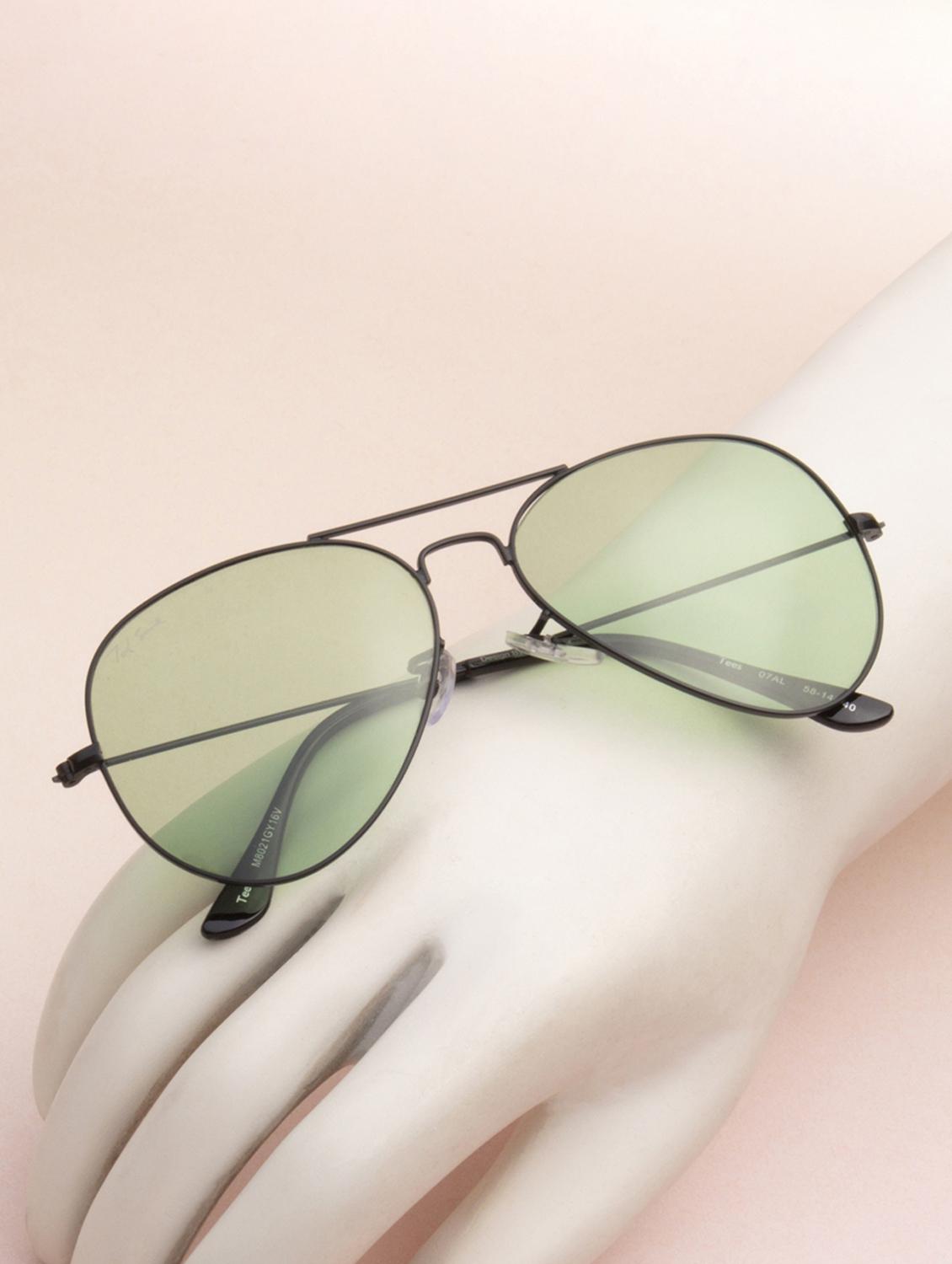 ted smith unisex candy green premium metal sunglasses with polarized lenses. - 21766371 -  Zoom Image - 0