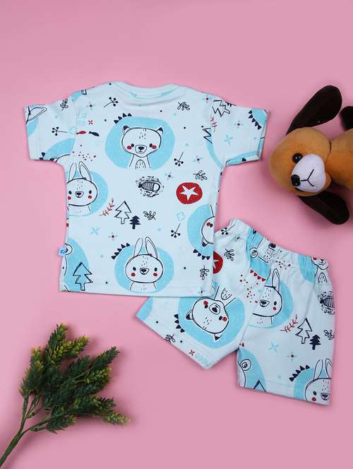 boys printed t-shirt and shorts set - 21766444 -  Standard Image - 0
