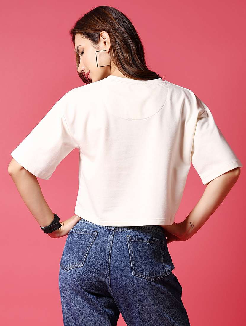 women graphic printed boxy t-shirt - 21766451 -  Standard Image - 3