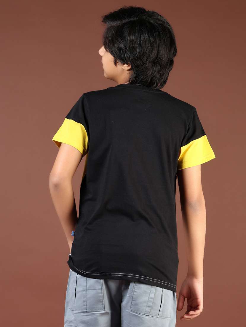 boys color block short sleeve t-shirt - 21766463 -  Standard Image - 3