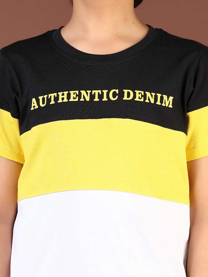 boys color block short sleeve t-shirt - 21766463 -  Standard Image - 5