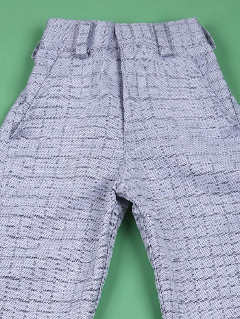 boys checkered shirt and trouser with wasitcoat - 21766526 -  Standard Image - 3