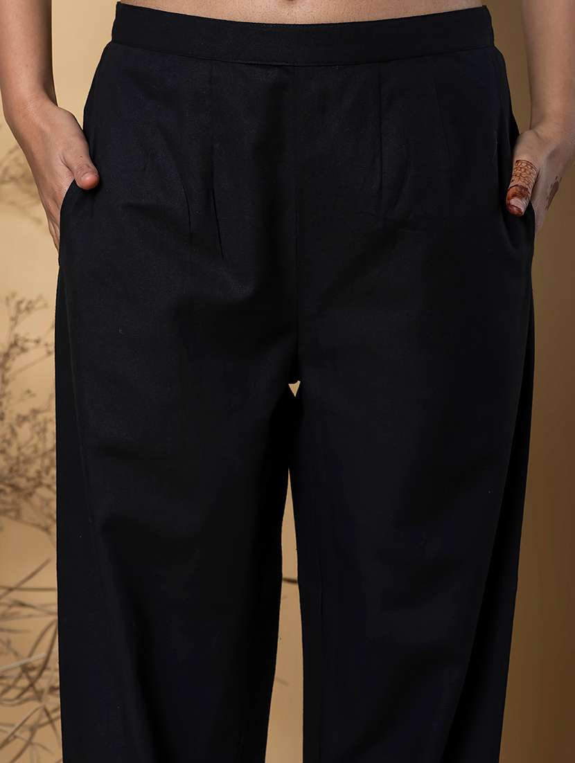 women black long sleeve ethnic co-ord set - 21766714 -  Standard Image - 5