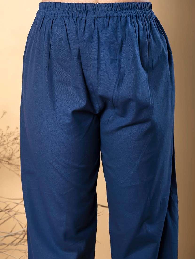 women three quarter sleeve kurta pant with dupatta set - 21766750 -  Standard Image - 5