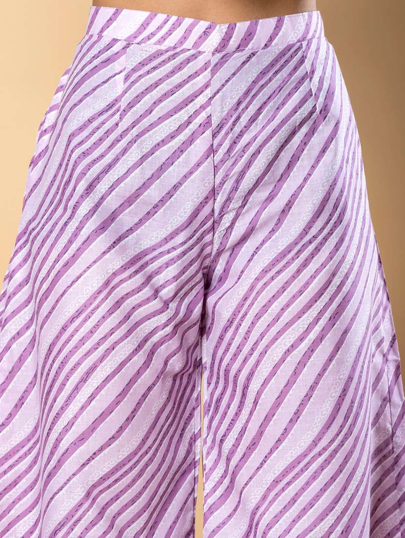 women three quarter sleeve kurta palazzo with dupatta set - 21766774 -  Standard Image - 5