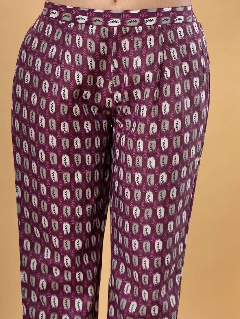 women three quarter sleeve kurta pant with dupatta set - 21766777 -  Standard Image - 5