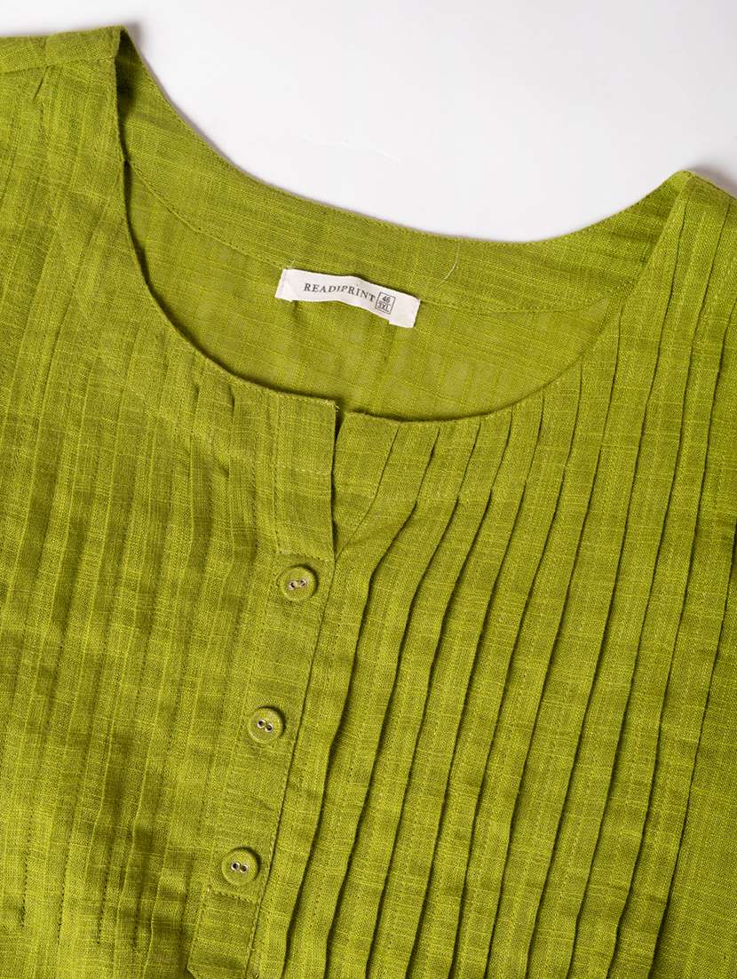 women plus size three quarter sleeve kurta pant set - 21766873 -  Standard Image - 5