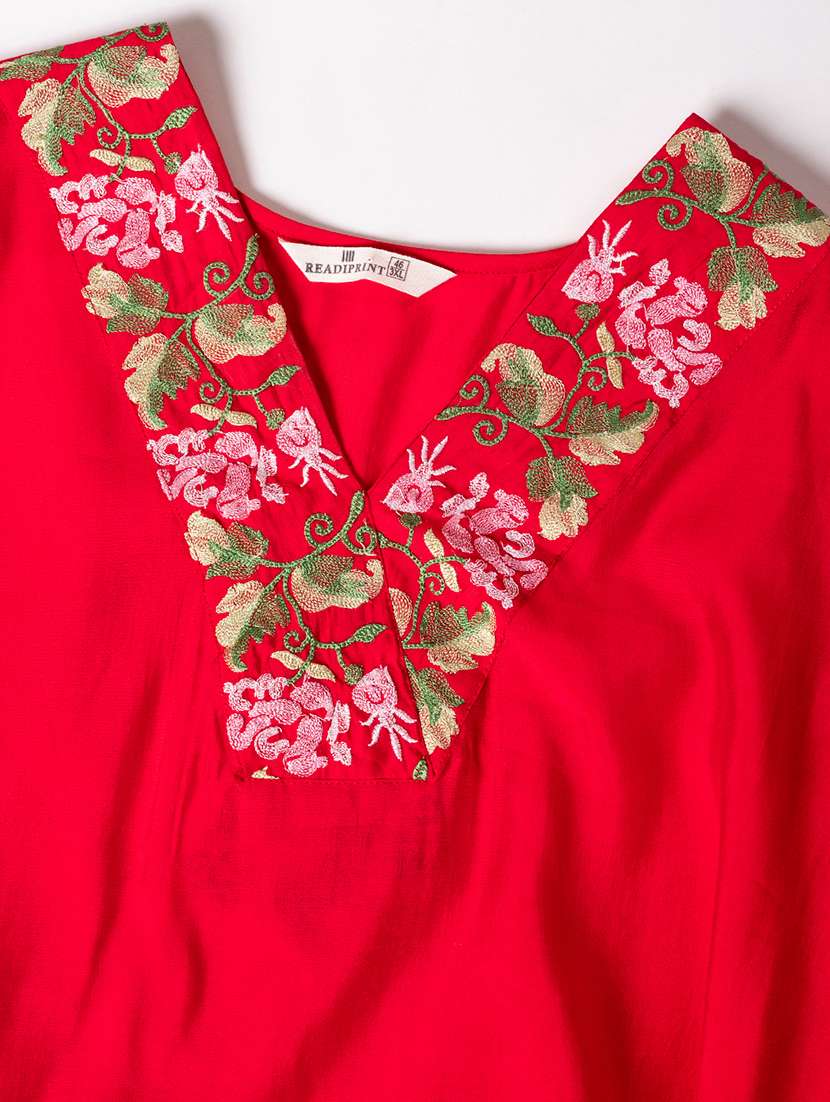 women three quarter sleeve kurta pant with dupatta set - 21766888 -  Standard Image - 5