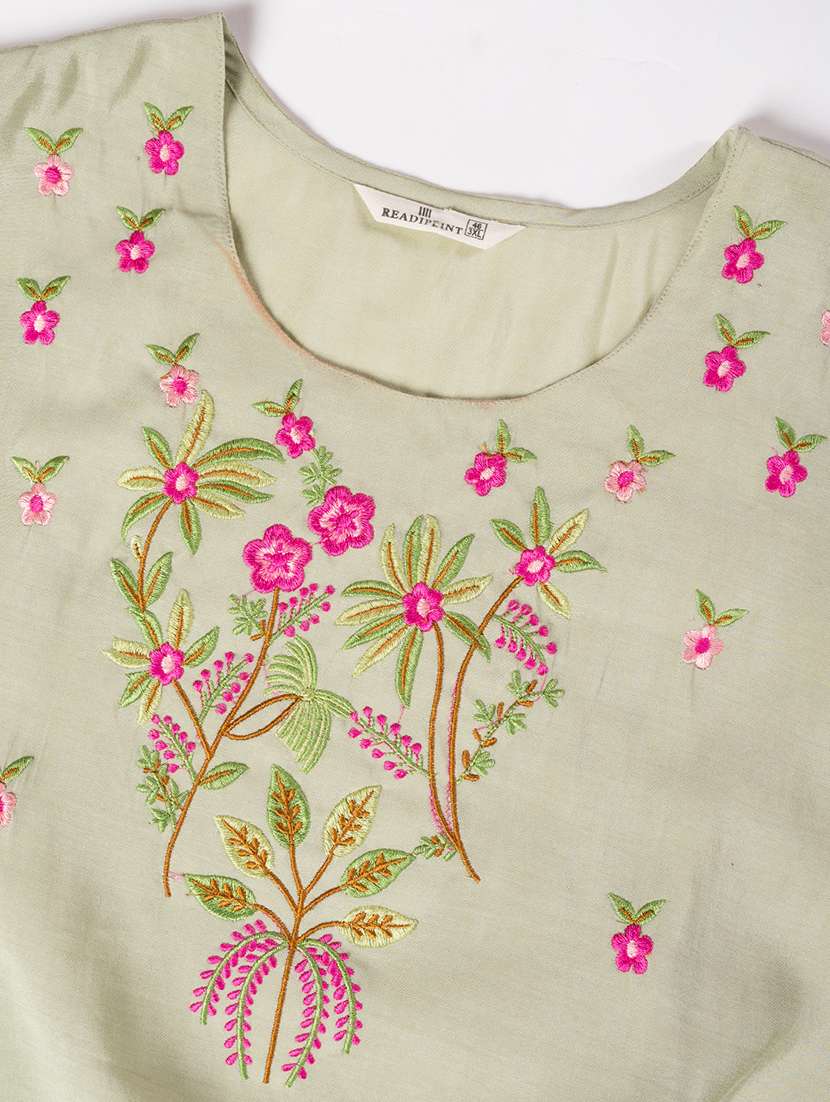 women three quarter sleeve kurta pant with dupatta set - 21766890 -  Standard Image - 5