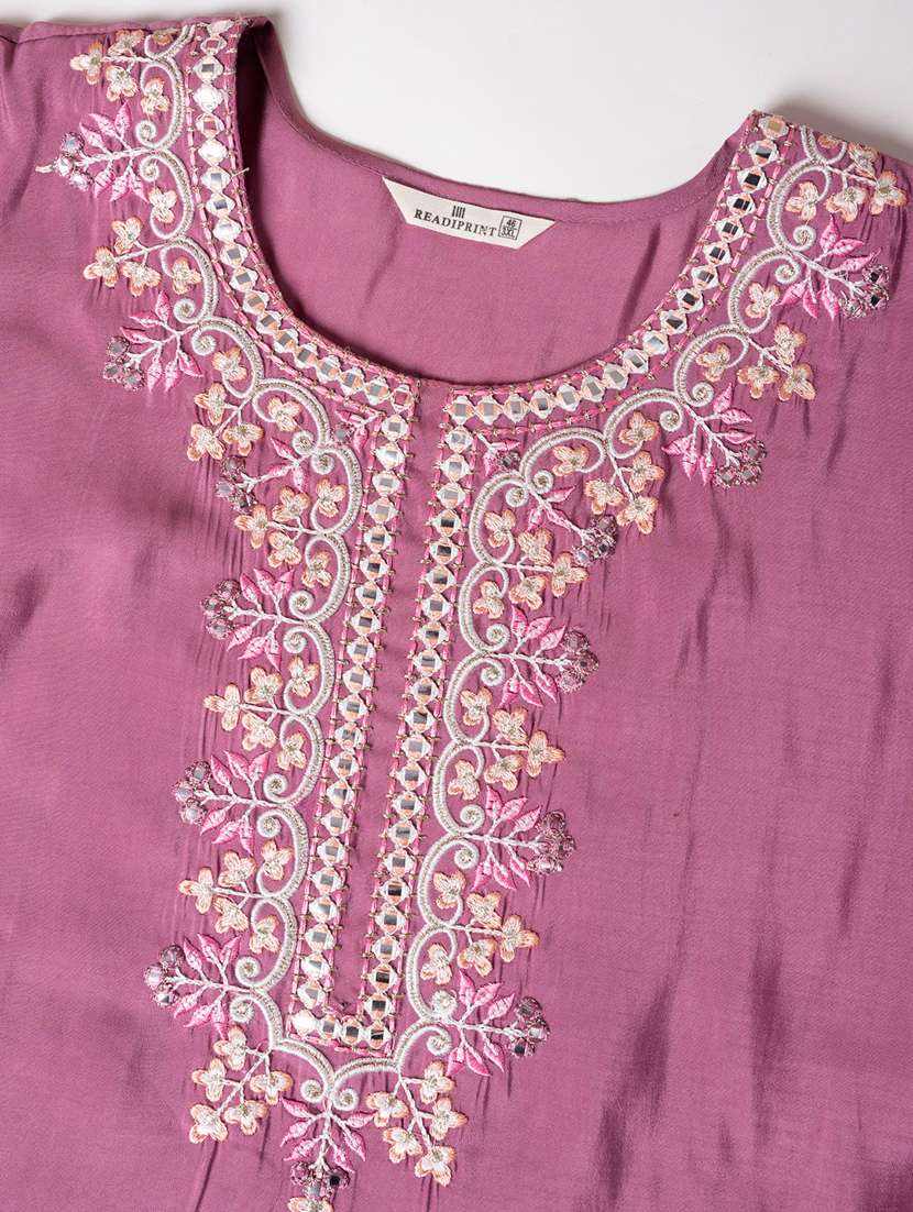 women three quarter sleeve kurta pant with dupatta set - 21766892 - Standard Image - 5