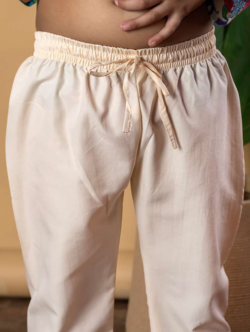 boys printed long sleeves kurta pyjama set - 21766943 -  Standard Image - 5