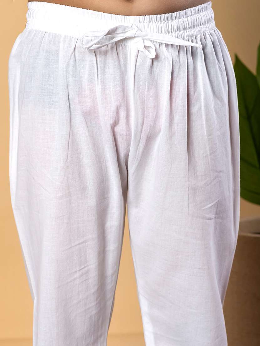 boys printed long sleeves kurta pyjama with jacket set - 21766949 -  Standard Image - 5