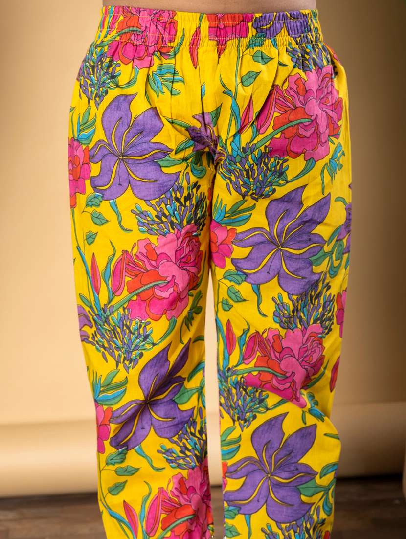 girls three quarter sleeve kurta pant set - 21766988 -  Standard Image - 5