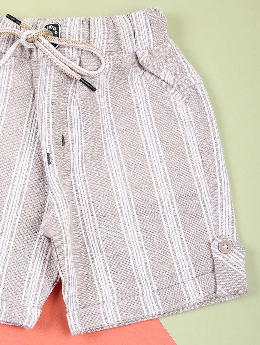 boys printed t-shirt & shorts casual wear set - 21767055 -  Standard Image - 3