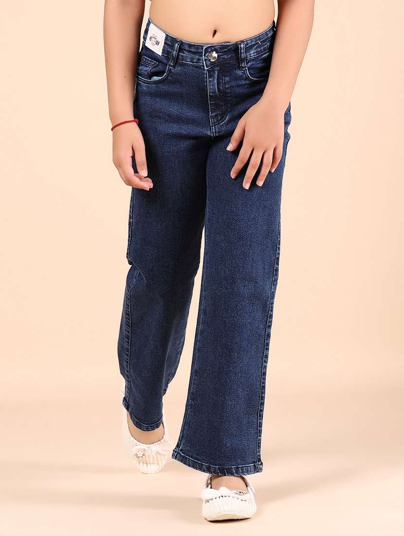 grils solid mid rise bootcut jean