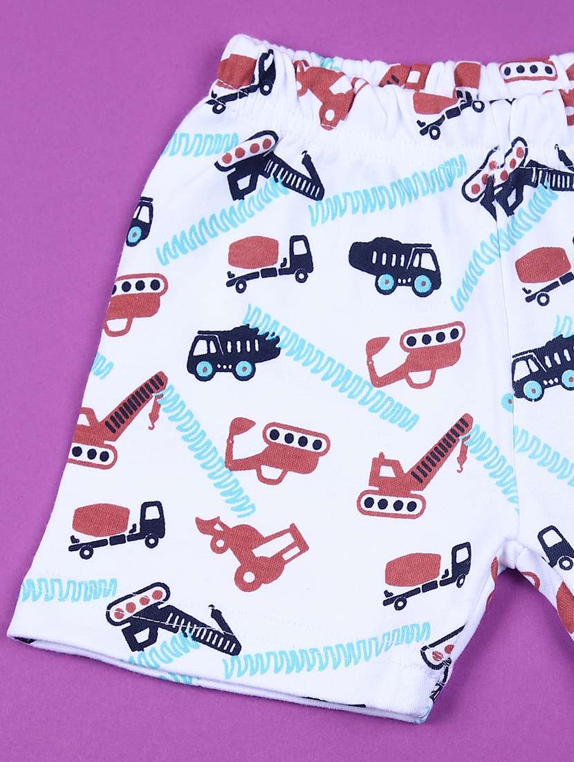 boys printed t-shirt and short set - 21767689 - Standard Image - 3