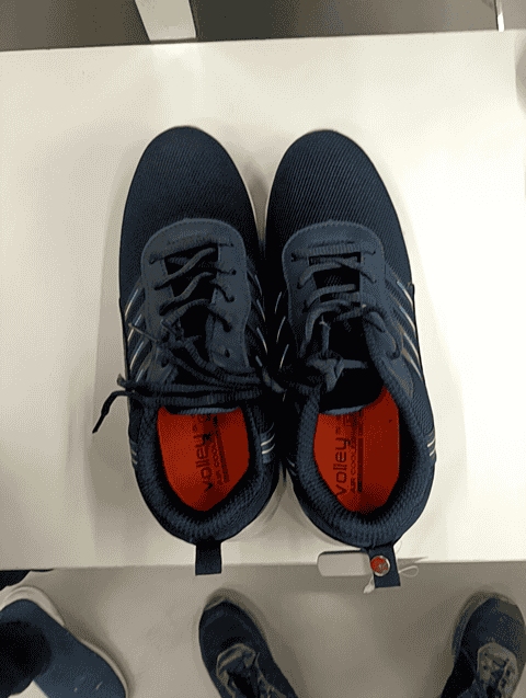 navy blue mesh sport shoes - 21767714 - Standard Image - 0
