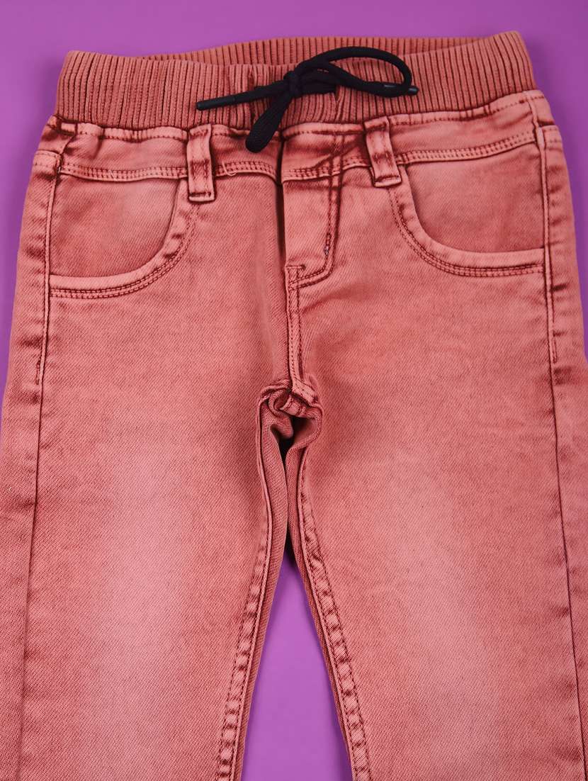 boys solid mid rise slim fit jean - 21767773 -  Standard Image - 3