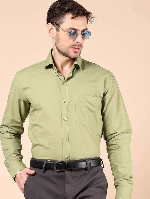 men solid long sleeve formal shirt - 21767776 -  Standard Image - 0