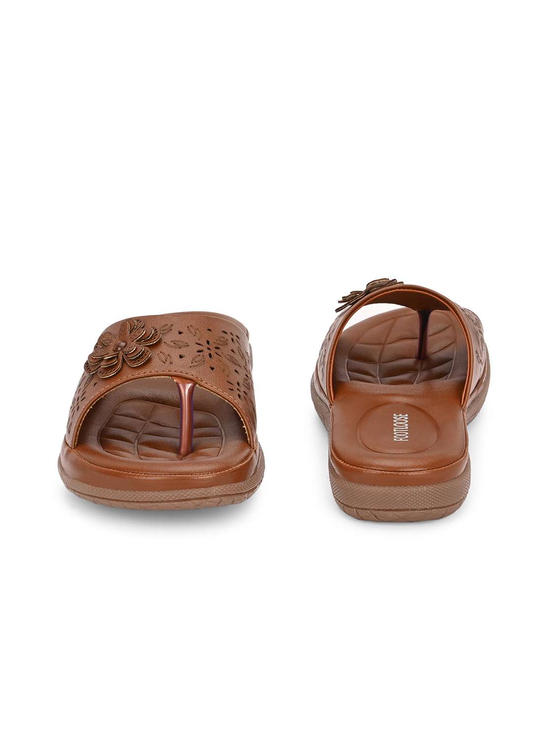 women cutwork detailed toe separator flats - 21767952 -  Standard Image - 5