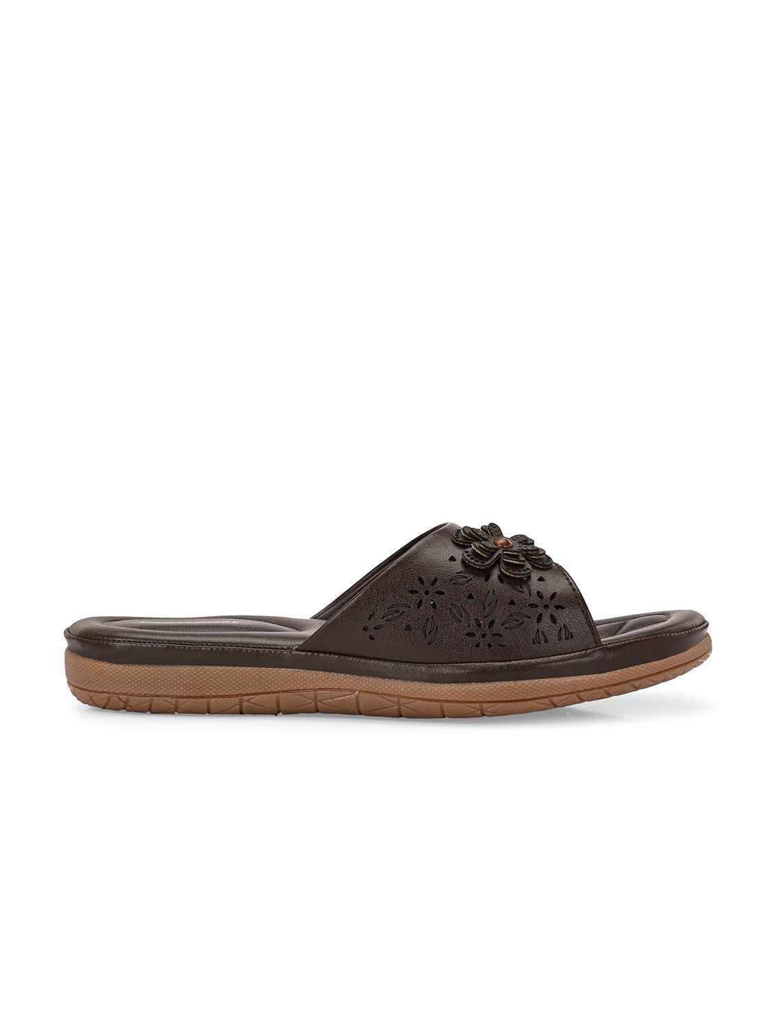 women cutwork detailed toe separator flats - 21767953 -  Standard Image - 3