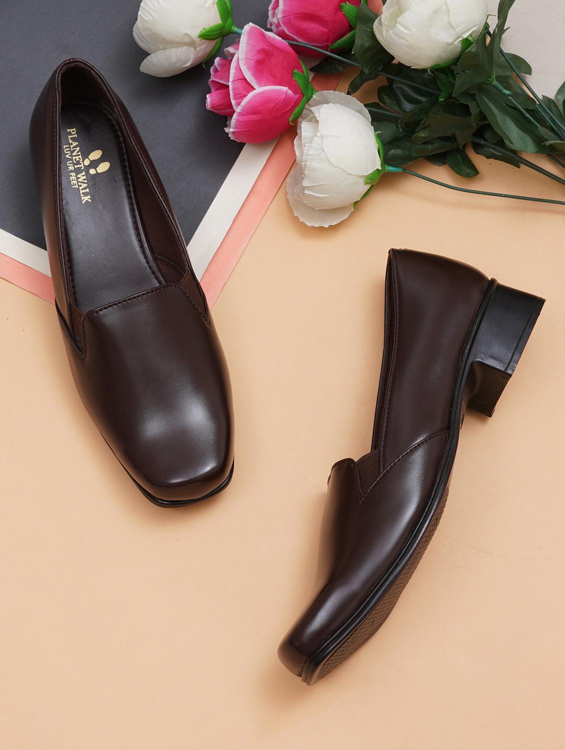 women brown slip on formal shoe - 21768137 - Zoom Image - 0