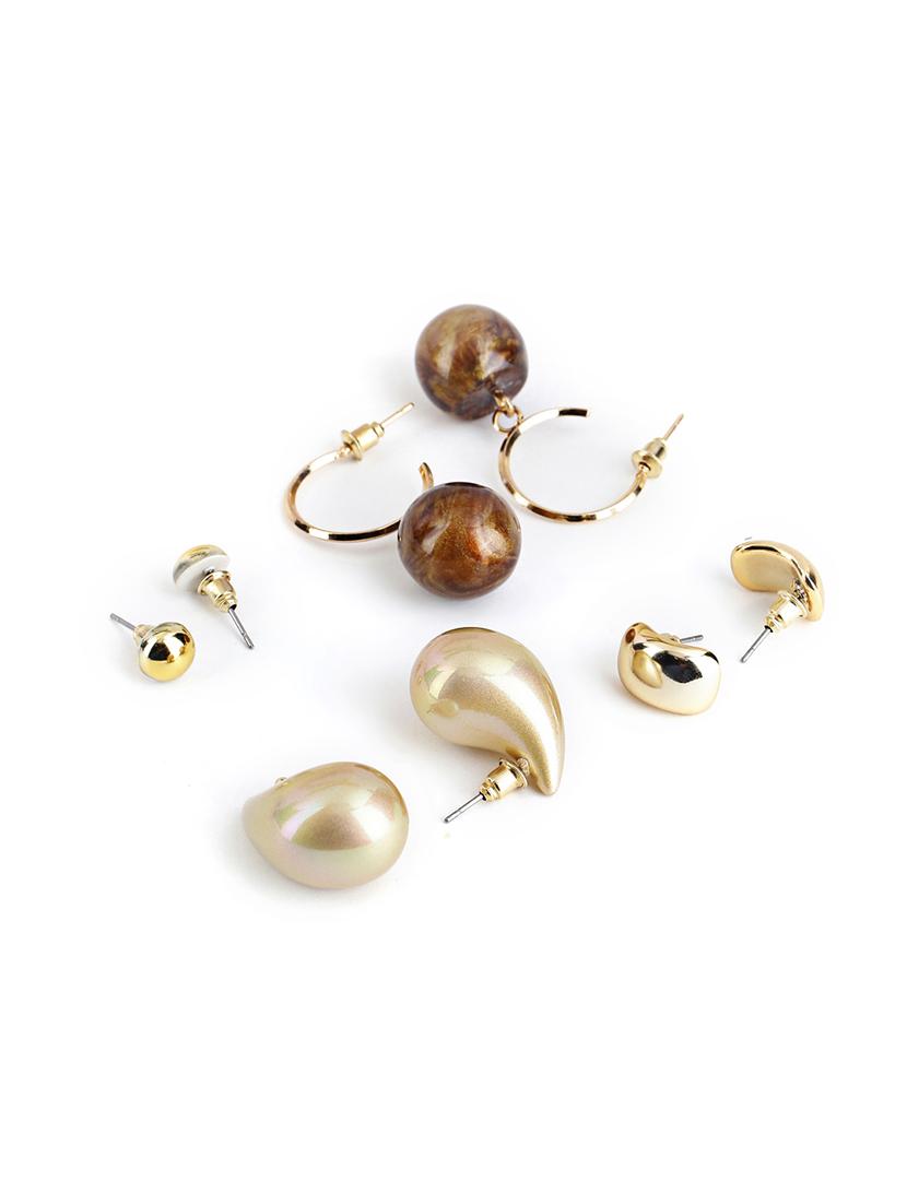 alloy gold fashion earrings - 21773931 - Zoom Image - 0
